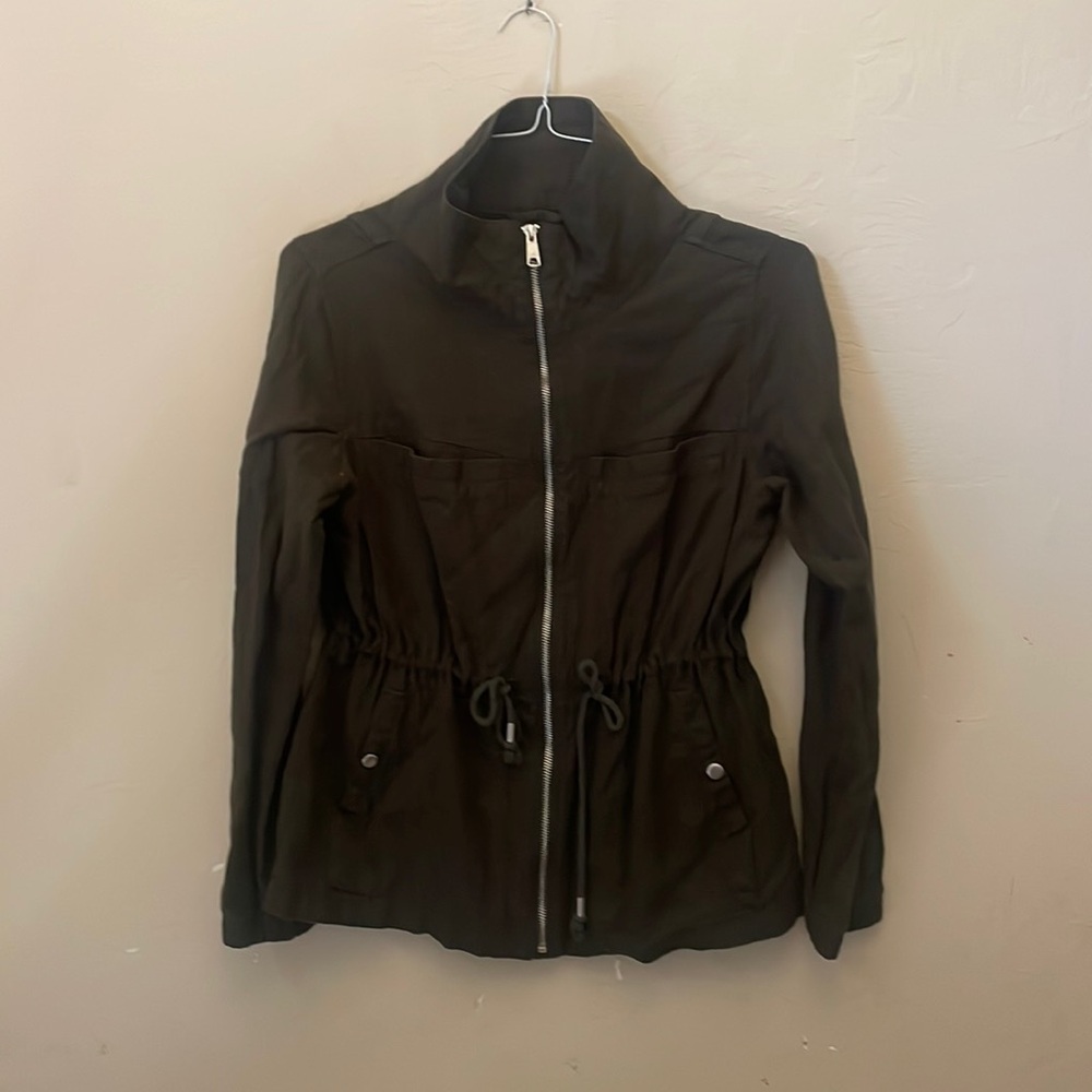 old Navy Linen  full zip Jacket! medium